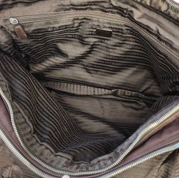 PRADA TESSUTO NYLON AND LEATHER BRIEFCASE DOCUMENT TRAVEL WEEKENDER BAG - Picture 10 of 15